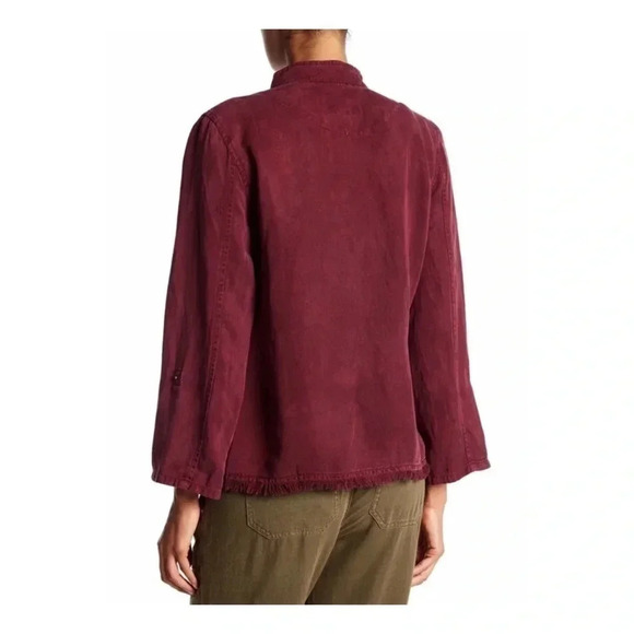 Sanctuary Roy Frayed Hem Surplus Jacket Small - Picture 3 of 11